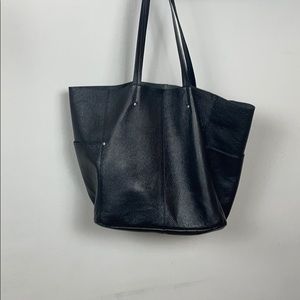 American Eagle Black leather purse